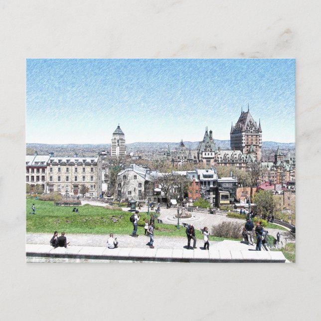 CABO DIAMOND NO CARTÃO POSTAL DA CIDADE QUEBEC (Frente)