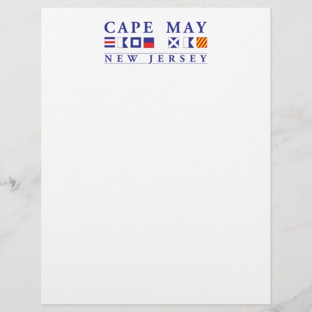 Cabo May New Jersey (Frente)