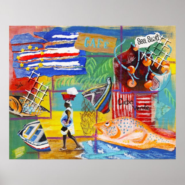 Cabo Verde poster (Frente)