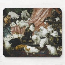 Cabos de gato Elegante Amantes de Mousepad