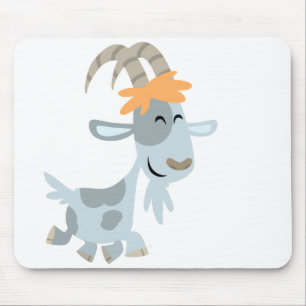 Cabra legal bonito Mousepad dos desenhos animados