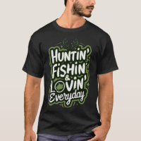 Caça À Pesca Amar Todos Os Dias Camisas Peixes Caç