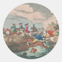 Caça - Adesivos redondos para artigos de papelaria