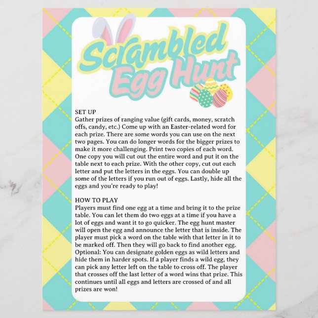 Caça ao Ovo Mexido (Frente)