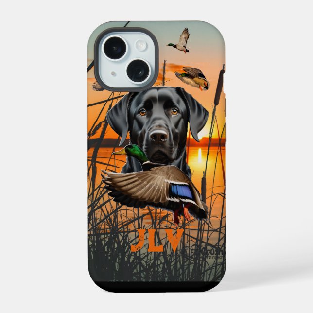 Caça ao Pato com Labrador Retriever (Verso)