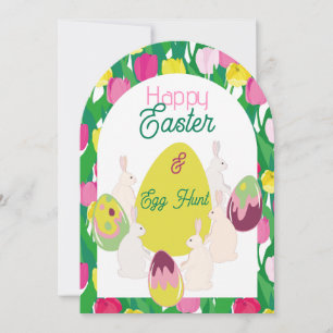 Caça aos ovos. Convite