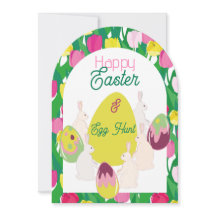 Caça aos ovos. Convite