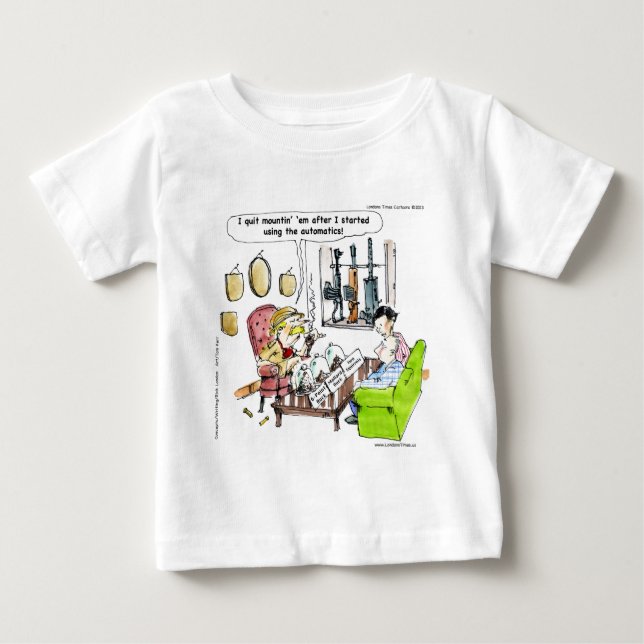 Caça Com Automáticos Presentes e Camisetas Engraça (Frente)
