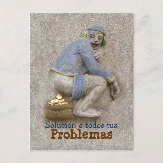 Caca de Oro ~ Cartão Postal / Convite (Frente)