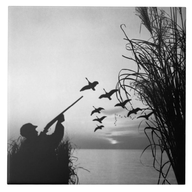 Caça do pato do homem (Frente)