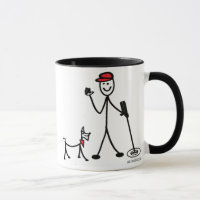 Caça do tesouro com caneca de Fido