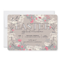 Caça e Convite para Almoçar na Páscoa bonito do Ja