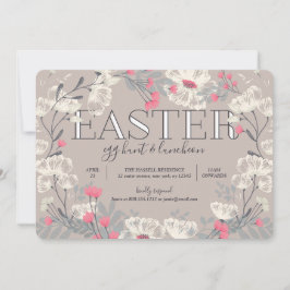 Caça e Convite para Almoçar na Páscoa bonito do Ja