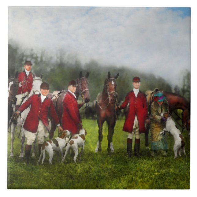 Caçador - A caça à raposa - Tally-ho 1924 (Frente)