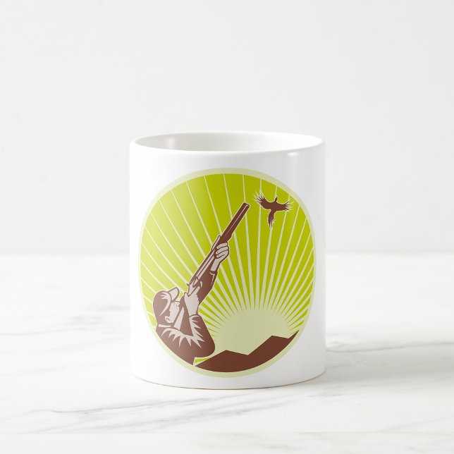 Caçador Atirando Uma Caneca De Café Ganso (Criador carregado)