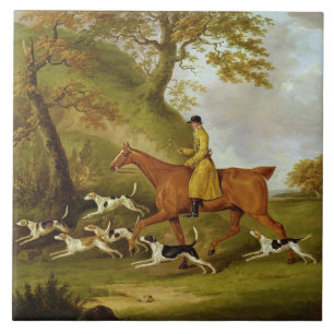 Caçador e cães, 1809 (óleo em canvas)