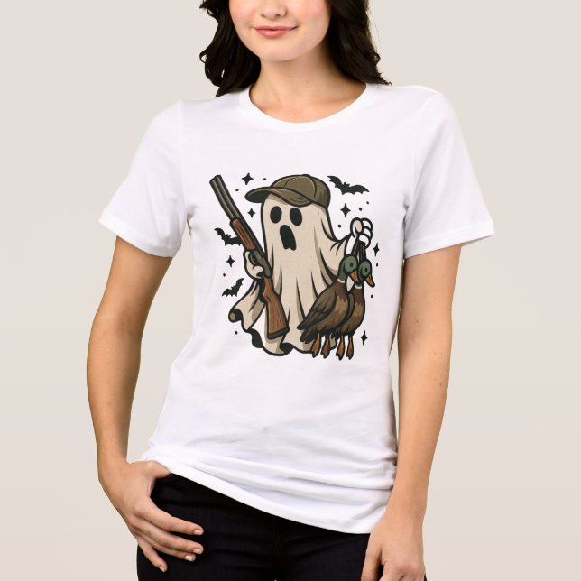 Caçador Engraçado Fantasma Pato-real (Frente)