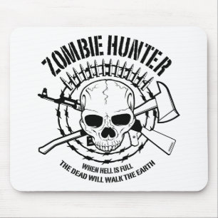 Caçador Mousepad do zombi