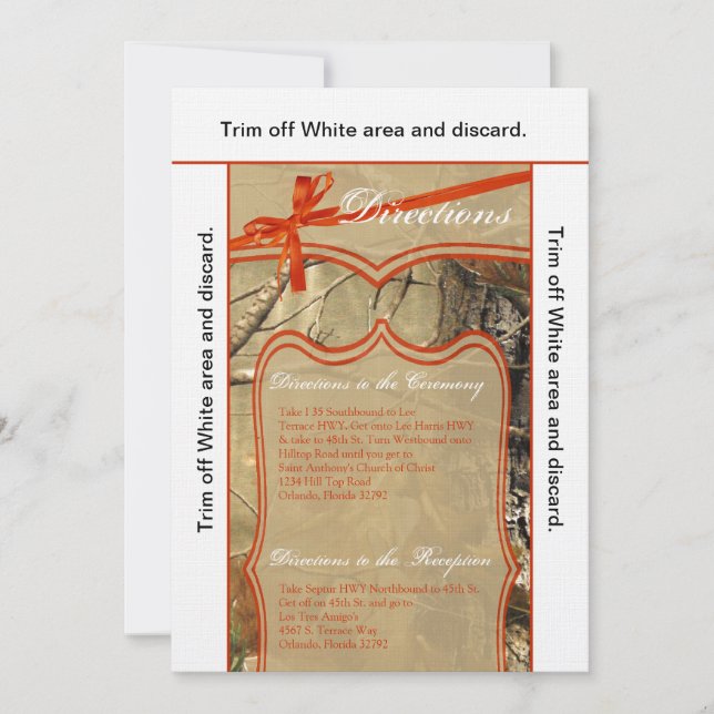 caçadores Camofloug do cartão dos sentidos 3.5x6 (Frente)