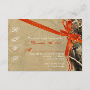 caçadores Camoflouge Camo do cartão de resposta de