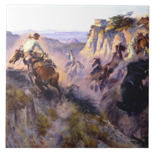 “Caçadores de Cavalos Selvagens” por Charles M Rus