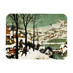 Caçadores de Pieter Bruegel no ímã da neve