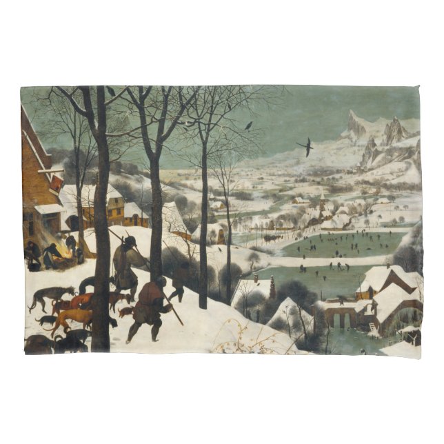 Caçadores na neve (por Pieter Bruegel, o Velho) (Frente-Esquerda)