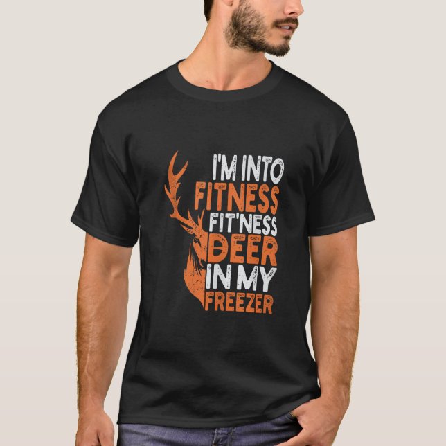 Caçando Camisa Eu estou na Malhação Deer Freezer E (Frente)