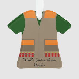 Caçando enfeites de natal da veste