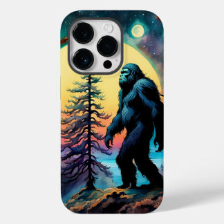 Caçando Pé-Grande Paisagem Colorida de Sasquatch