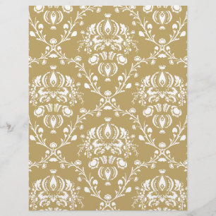 Cacau e Cream Damask