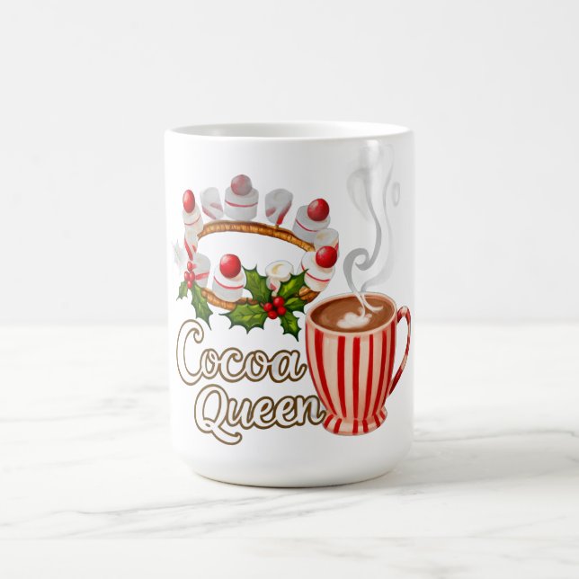Cacau Rainha Engraçada Caneca de Natal (Centro)