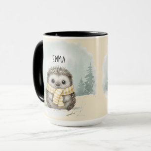 Cachecol de caneca personalizado de ouriço-cacheir