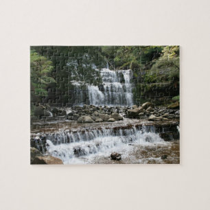 Cachoeira da floresta húmida - quebra-cabeça de