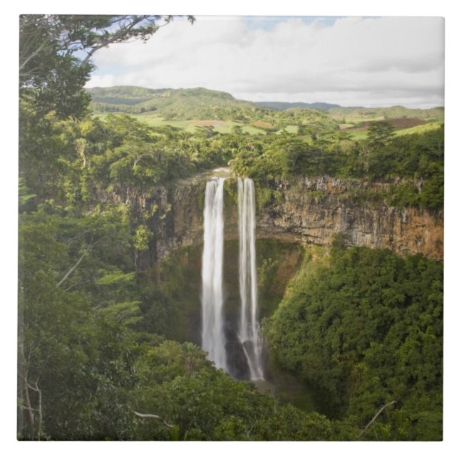 Cachoeira de Chamarel-mais alta da Maurícia, mais  (Frente)