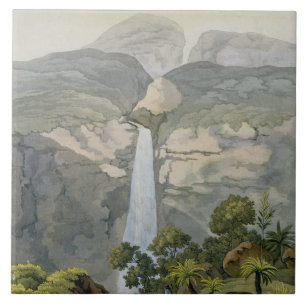 Cachoeira de Vinagre do rio, perto do vulcão de