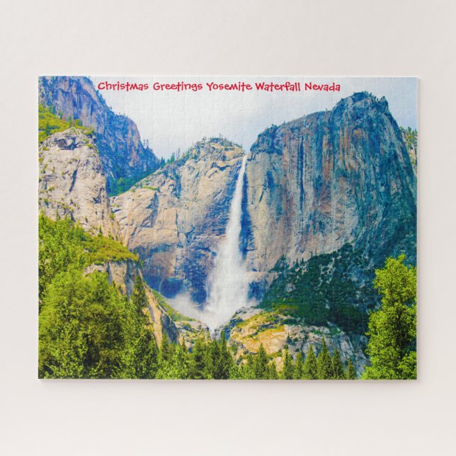 Cachoeira de Yosemite Nevada. Quebra-cabeça (Horizontal)