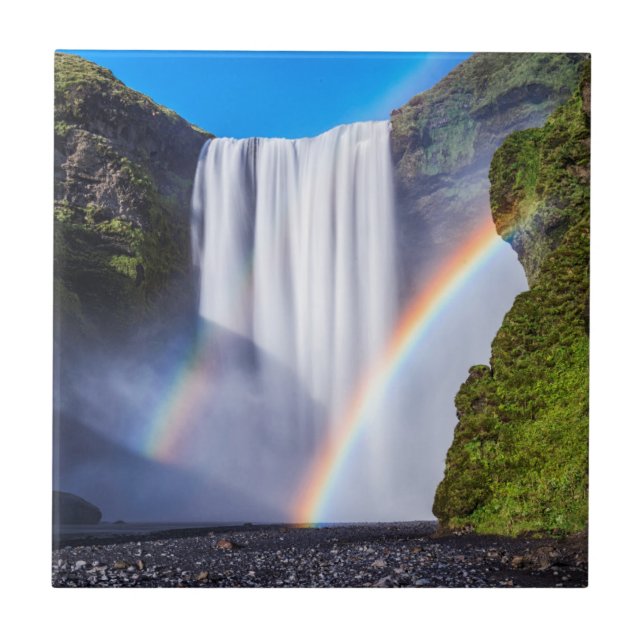 Cachoeira e arco-íris (Frente)