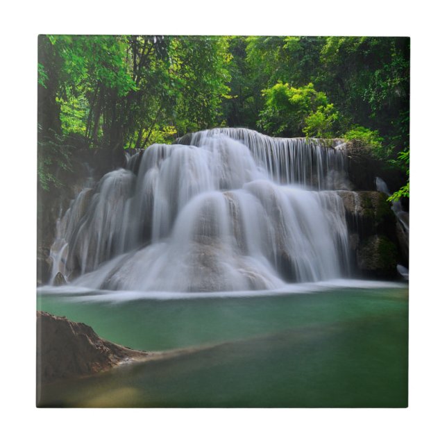 Cachoeira | Kanchanaburi de Erawan, Tailândia (Frente)