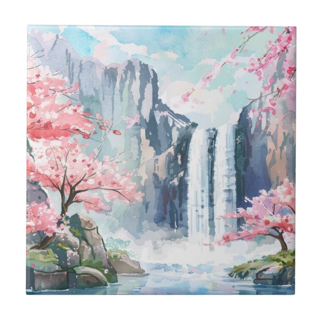 Cachoeira na Primavera (Frente)