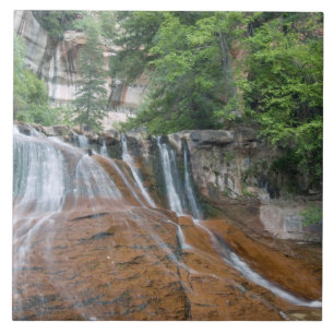 Cachoeira, Parque Nacional Zion, Utah, EUA