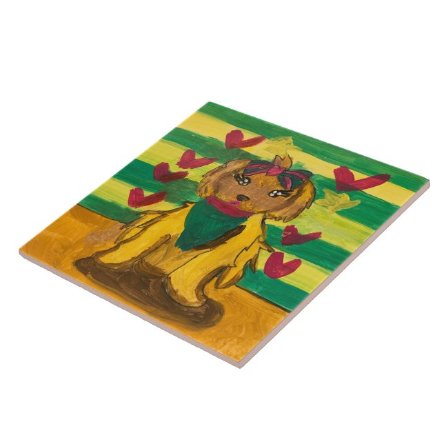 Cachorrinho "Arte das Crianças" (Lateral)