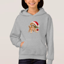 Cachorrinho de Natal Fofo com Capuz de Meninas com