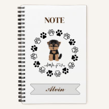 Cachorrinho fofo - Caderno Espiral