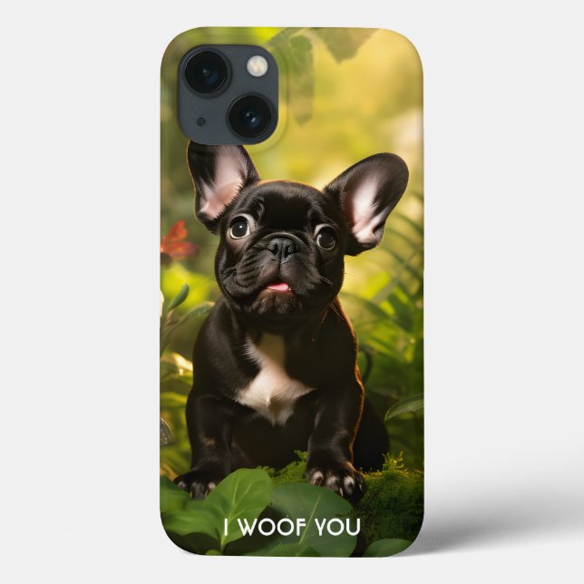 🐶💗Cachorrinho Frenchie doce na selva (Verso)