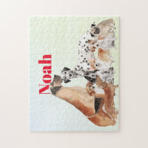 Cachorro Adora Diversão Pessoal Quebra-cabeça