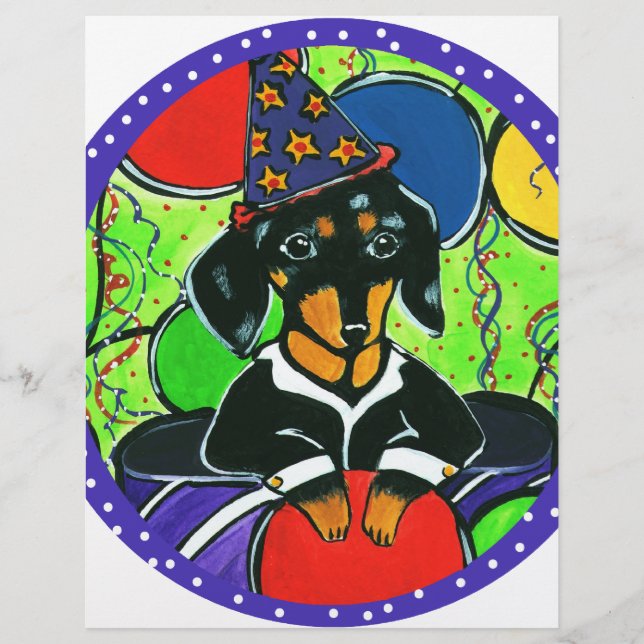 Cachorro Aniversário Fofo (Frente)