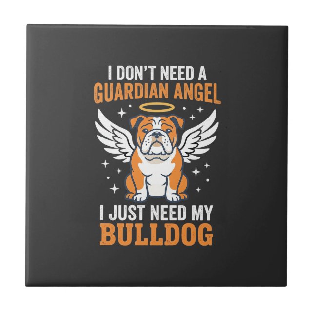 Cachorro Anjo da Guarda Bulldog (Frente)