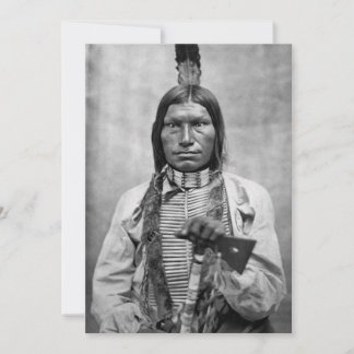 Cachorro Baixo - foto antiga de nativo americano