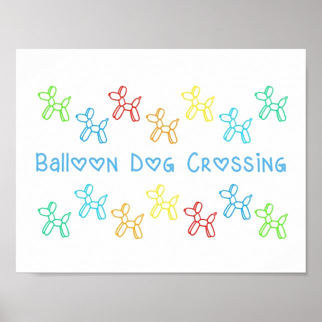 Cachorro-Balão Poster (Frente)